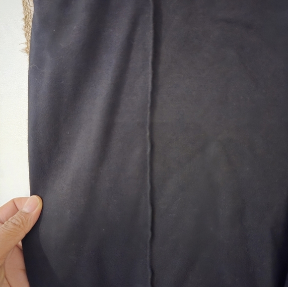 Philosophy black cropped work pant with Ponte stitch down front of pant. Size Xl - Picture 2 of 6